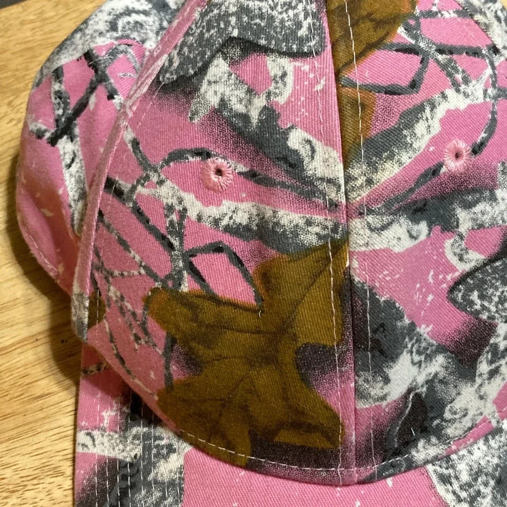 Camouflage‎ Baseball Hat Womens Adjustable Pink Brown Strapback Cap